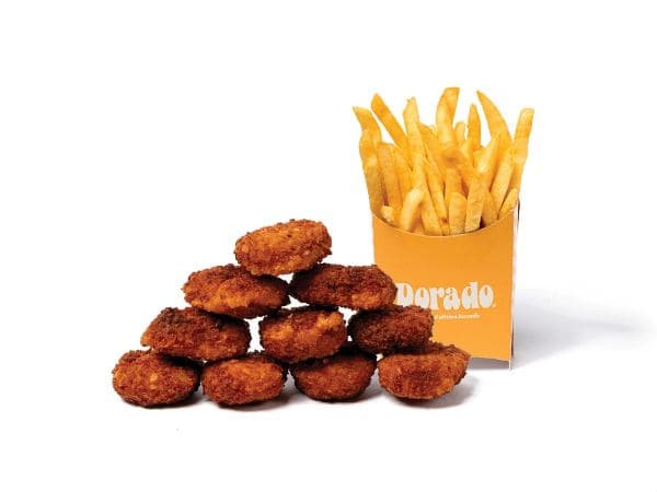 10 nuggets + papas